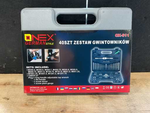 Set de matrițe Onex în stil german OX-611 2025