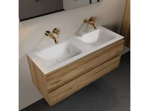 Dulap de baie Oak Honey dublu 120cm