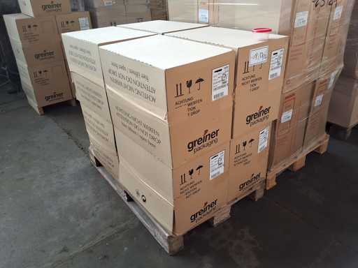   2 Pallets + Lid Bartling / Greiner A1 - BE PP Natural
