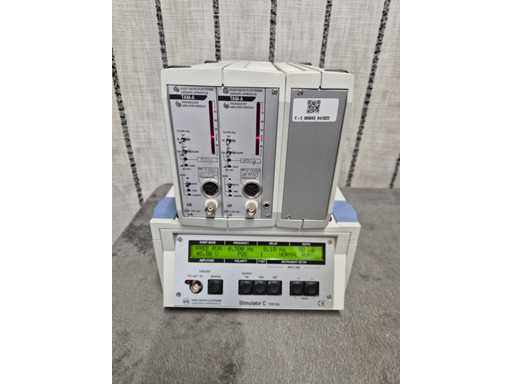 HSE HUGO SACHS - Simulator C Type 224 (16076) + TAM-A Type 705-1 (16556) - Stimulator C Square Wave Pulse Stimulator