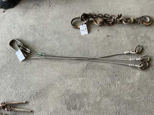 3 zawiesia stalowe lina