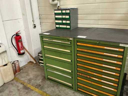 Armoire à outils HAHN+KOLB avec contenu