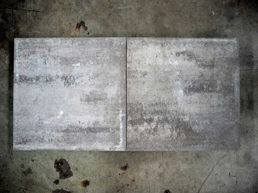 Tuintegels van beton 17m²