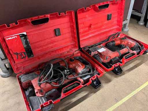 Martello rotante SDS Plus con filo nel custodia (2x)