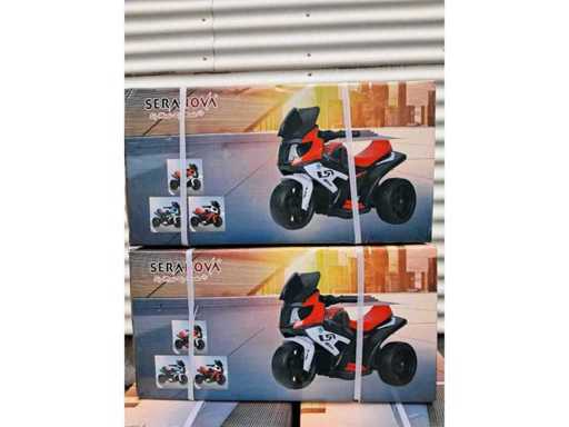 Dreirädriges Elektromotorrad für Kinder (4x)