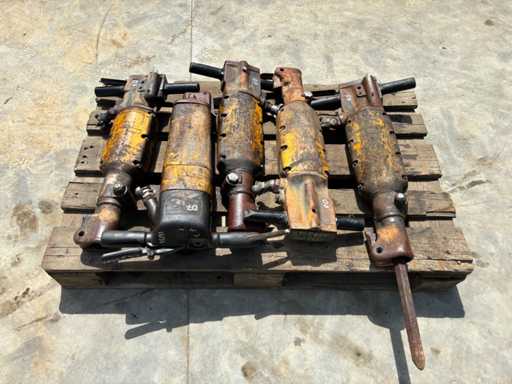 ATLAS COPCO / SULLAIR  Pneumatic hammers and rotary percussion tools set