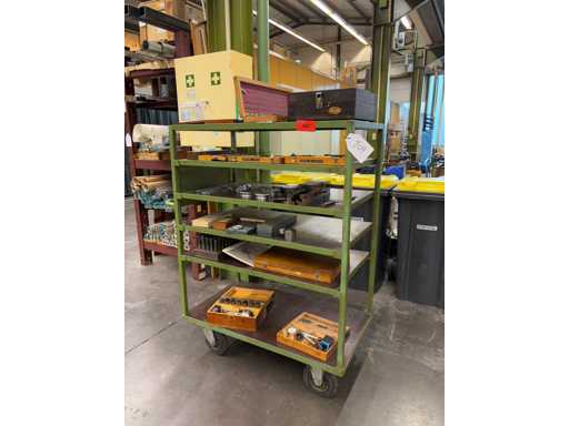   Workshop shelf with contents