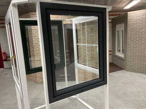 Fenêtre en plastique à pivoter/incliner