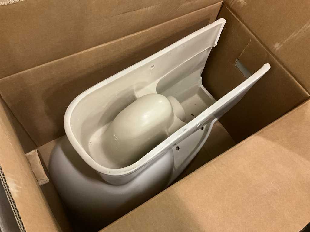 4 porseleinen toiletten waaronder VILLEROY & BOCH en DURAVIT