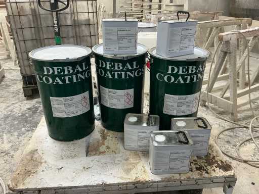 Partij Debal Coatings 23 componenten vernis
