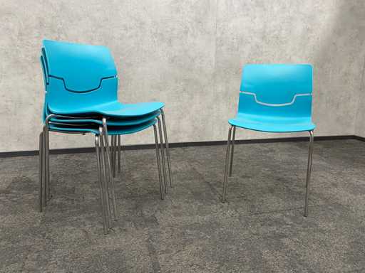 4x Gaber Slot - scaun de cantin? - albastru