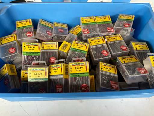 Rotadrill Diverse Schrauben verzinkt & Edelstahl (50x)