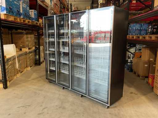 2025 Rhino-Cross-Catering 4-drzwiowa lodówka pionowa WH04