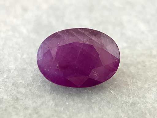 Rubis - Rubis naturel 6,60 carats