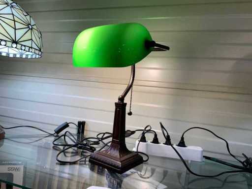 Vintage Notar-Schreibtischlampe