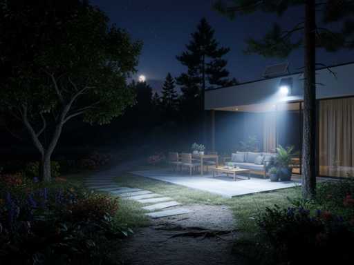 Solar 1000 lm LED à large faisceau avec télécommande (6x)