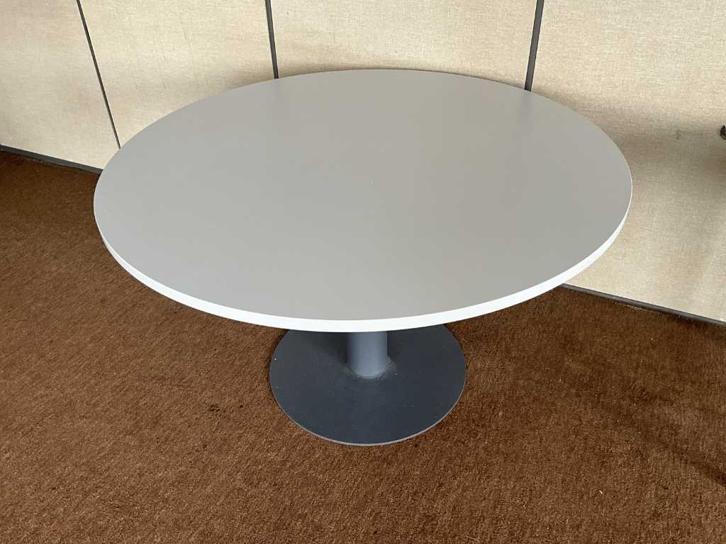 Ronde tafel - grijze voet 120x71