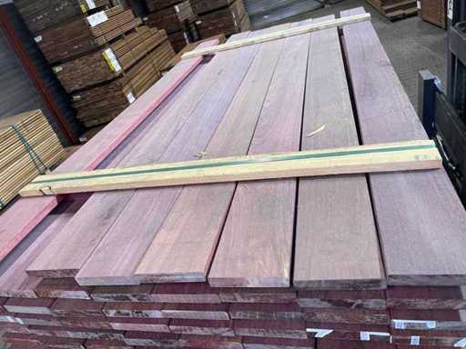 Purple Heart - Strugowana deska - 1850x120x21mm (87x)