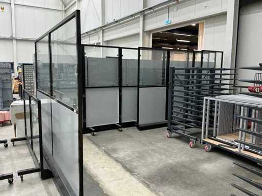 Romias Steel machine safety walls (10x)