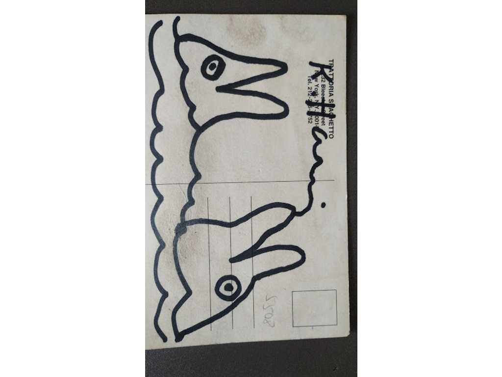 Keith Haring after dolphin