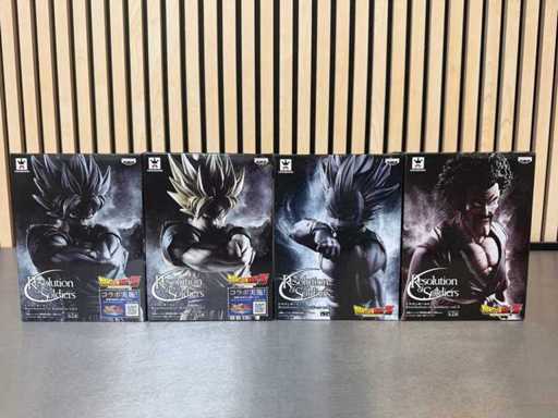 Banpresto - Figure de la collection Dragon Ball Z Resolution of Soldiers (4x)