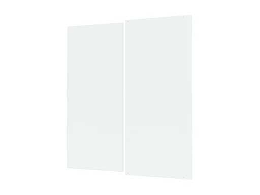 Transparant schuifdouchecompositieglas, 160 x H190 cm + zwart profiel 