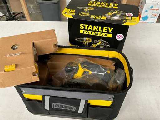 Kit Stanley Fatmax FMCK462D25-QW trapano a impulsi e sega circolare 18V