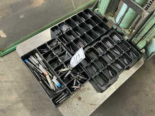 Assortment of various milling cutters