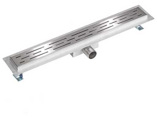 Creavit Aloni - 50 cm - Drain de douche en acier inoxydable 50 cm