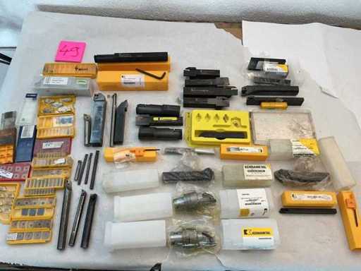 Kennametal assortment WSP grooving/turning holder incl. approx. 100 solid carbide WSP