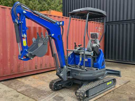 Earthmoving machines, generators, storage tents and tools