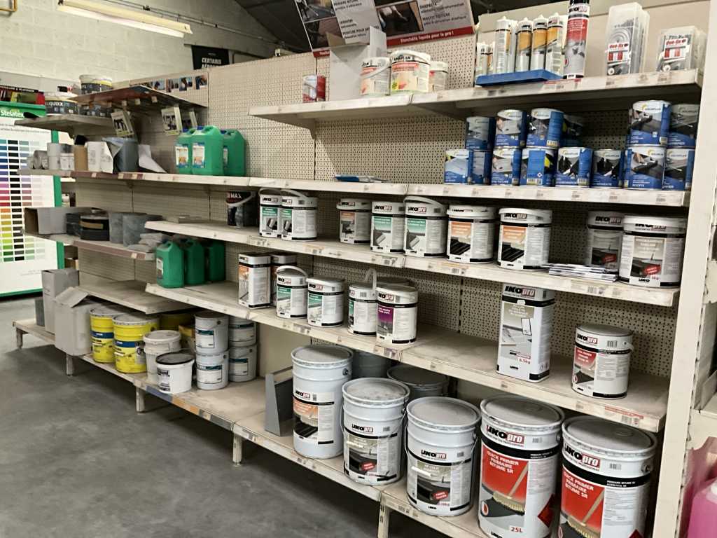 Approx. 80 pots of various roof treatment products IKOPRO
