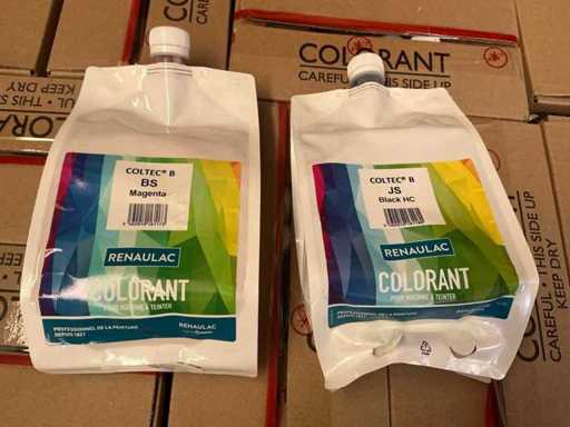 Renaulac Coltec Magenta / Peinture noire 1000 ml (150x)