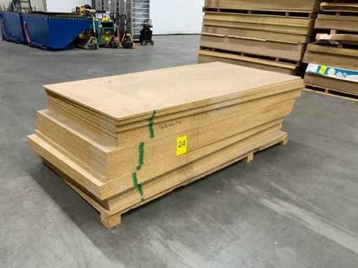 Spaanplaat kaal 2450x1225x18mm (42x)