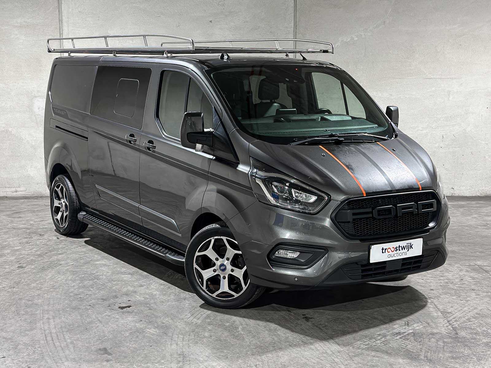 Ford Transit Custom 300 2.0 TDCI Dubbele Cabine Limited L2H1 168pk 2020 (Origineel-NL), VHD-70-G