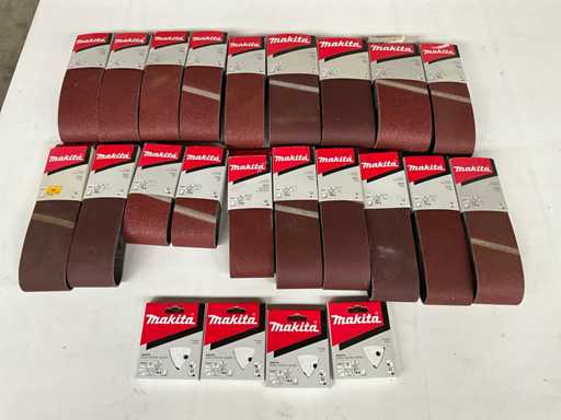 Makita Mix lot Schleifpapier für Bandschleifer