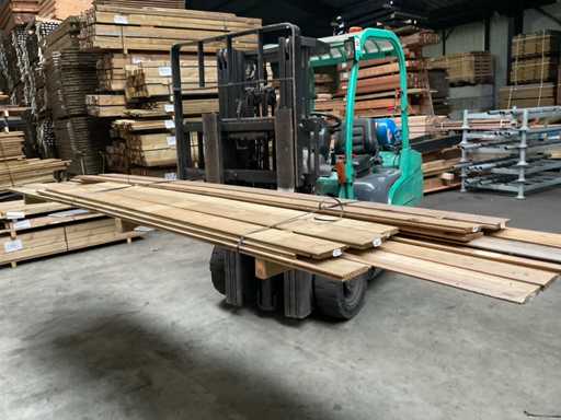 Scânduri de grădină de molid cu limbă și canelură - 240-300x14,5x1,8 cm (13x)