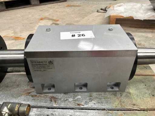 Grinding spindle for belt drive