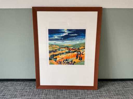 La Perspective Larochemillay von Willem Brauckmann Wanddekoration