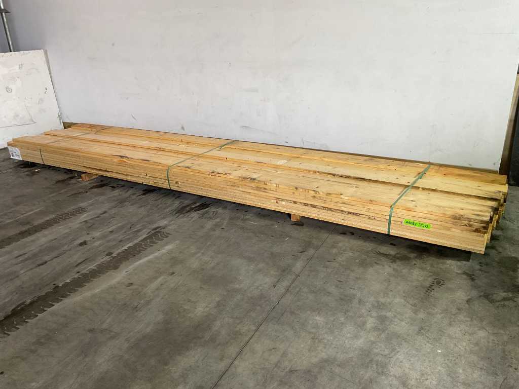 Vuren plank 510x17,5x2,2 cm (25x)
