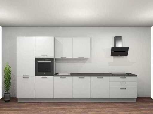 Nobilia Laser Alpin wit recht keuken