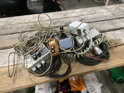 Various control cabinets