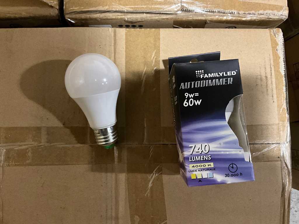 Famille LED - FL-DIMA6094 - Ampoule LED E27 740LU 4000k (192x)