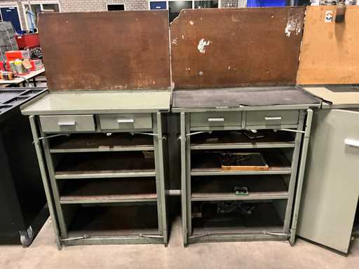 Widenhorn Werkstattschrank mit Arbeitsplatte (2x)