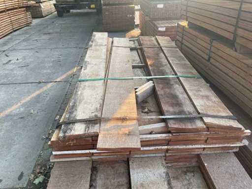 Angelim Pedra Beschoeiingsplanken 2000-3000x200x20mm (98x)