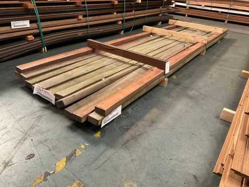 Hardwood bottom rails 40x85 mm