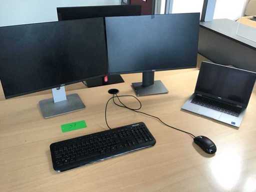 Dell latitude i7 incl monitors and accessories 