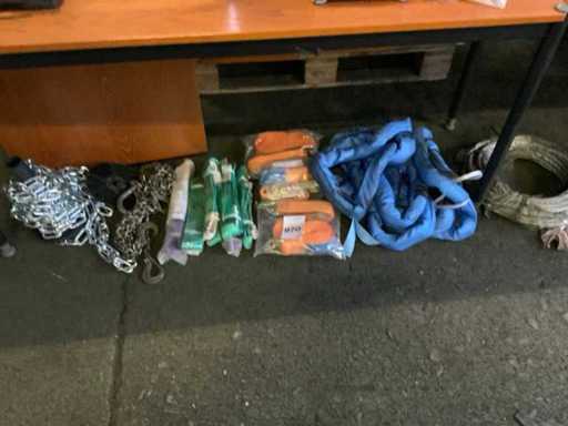 Various hoisting and tensioning equipment