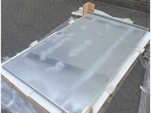 Porte coulissante électrique en acier inoxydable 24V H2150 x W1270 mm