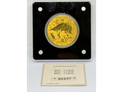 1/200 oz 999 Fijn Goud Diana - Een Legende